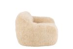 Fotel futrzany Bear Cloud creme beżowy premium 4