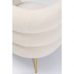 Fotel koktajlowy Livelli boucle biały  - Kare Design 10
