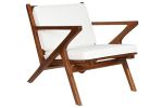Fotel Modern Classic drewniany tapicerowany 1