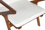 Fotel Modern Classic drewniany tapicerowany 6