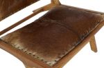 Fotel wypoczynkowy leżanka Cow brązowy 6