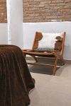 Fotel wypoczynkowy leżanka Cow brązowy 8