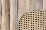 Komoda drewniana Alpejska biała natur 86 cm 7