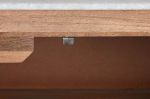 Komoda drewniana Grace z marmurowym blatem 160x78 cm 4