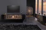Komoda Golden Sunset drewniana mango RTV pod TV 180 cm  - Invicta Interior 12