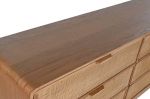 Komoda rattanowa z szufladami Modern Lounge z drewna dębowego 6