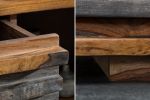 Komoda Relief drewno sheesham przydymione szare - Invicta Interior 10