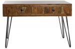 Konsola drewniana Retro Look drewno akacjowe 2