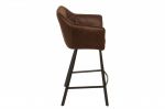 Krzesło barowe Hoker Loft antyczny brąz  - Invicta Interior 4