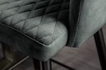 Krzesło barowe hoker Paris zielony  - Invicta Interior 9