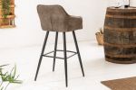 Krzesło barowe hoker Turin vintage taupe - Invicta Interior 6