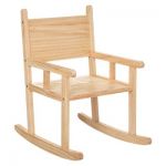 Krzesło bujane dla dzieci drewniane 1