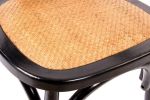 Krzesło drewniane gięte Vintage czarne 3