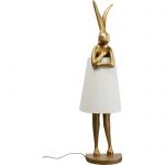 Lampa podłogowa Animal Rabbit złota biała 150 cm - Kare Design 4