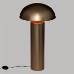 Lampa podłogowa Mushroom złota - Atmosphera 3