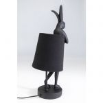 Lampa stołowa Animal Rabbit czarna matowa 50 cm - Kare Design 6