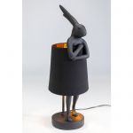 Lampa stołowa Animal Rabbit czarna matowa 50 cm - Kare Design 3
