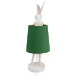Lampa stołowa Animal Rabbit zielona 68cm - Kare Design 5