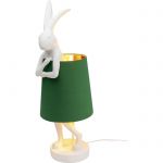 Lampa stołowa Animal Rabbit zielona 68cm - Kare Design 2
