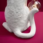 Lampa stołowa Kot Chouchou biała 3