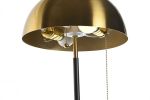Lampa stołowa Mushroom złota z marmurową podstawą  3