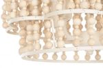 Lampa sufitowa Celebrate simple z drewnianymi perłami 5