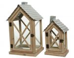 Latarnie drewniane domki - Kaemingk 1
