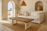 Ława Santorini wood drewniana biała - Item International 1