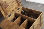 Ława skrzynia regał na wino Bodega drewno sheesham - Invicta Interior 5