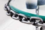 Ława stolik szklany Chains 65cm - Invicta Interior 6