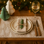 Podkładka świąteczna jutowa na stół  3