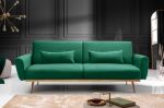 Sofa Bellezza 208 cm aksamitna zielona - Invicta Interior 1