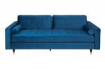 Sofa Cozy Velvet aksamitna niebieska  - Invicta Interior 10