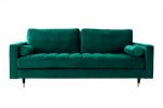 Sofa Cozy Velvet aksamitna zielony szmaragdowy - Invicta Interior 2