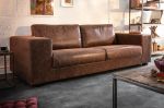 Sofa Lounger vintage brązowa 220 cm  - Invicta Interior 1