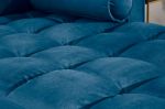 Sofa Narożnik Cozy Velvet aksamitny niebieski - Invicta Interior 7