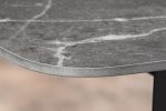 Stół ceramiczny Milano 180 cm antracytowy marmur - Invicta Interior 9