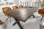 Stół drewniany Genesis vintage brązowy 200 cm - Invicta Interior 1