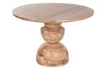 Stół okrągły drewniany Aesthetic Modern - Atmosphera 1