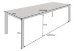 Stół rozkładany ceramiczny X7 180-240 cm antracyt - Invicta Interior 12