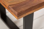 Stolik kawowy Iron Craft 100 cm drewniany sheesham - Invicta Interior 4