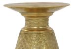 Stolik kawowy okrągły Orient złoty 2