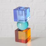 Świecznik szklany Crystal color - Boltze 7