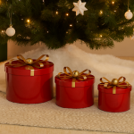 Zestaw pudełek metalowych okragłych 1