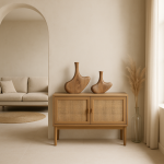 Zestaw wazonów Abstract z drewna mango - Item International 2