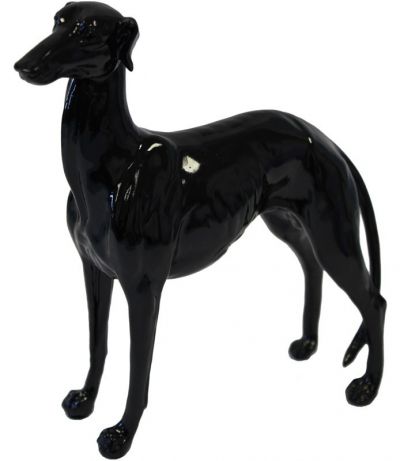 Deco Figurine Greyhound czarna 