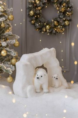 Dekoracja Misie polarne w jaskini - Atmosphera