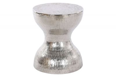 Stolik aluminiowy Klepsydra srebrny