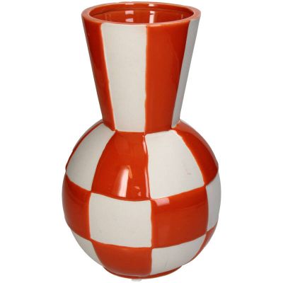 Wazon Pop Art szachownica orange