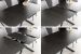 Stół Alpine rozkładany 160-200 cm ceramiczny marmur antracytowy - Invicta Interior 8